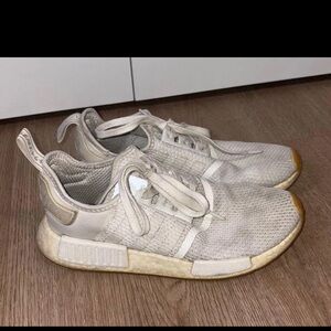 Adidas White Mesh Sneakers